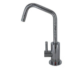 Hot Water Faucet with Contemporary Round Body & Handle (120° Spout)